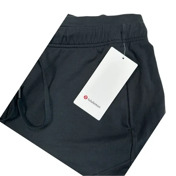 NWT Lululemon Inner Glow Short 3&quot; *TerryBlack Size‎ 12