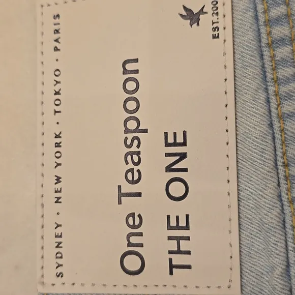 NWT One Teaspoon The One Denim Shorts In Size 27