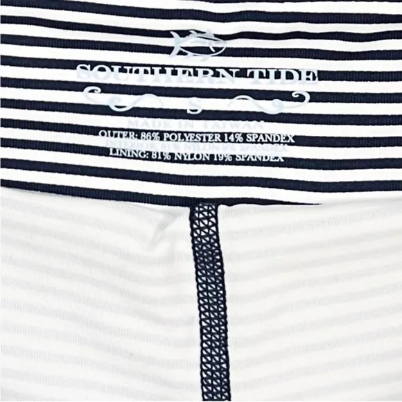 NWT Southern Tide Nonie Layered Athletic Shorts in Navy Blue
