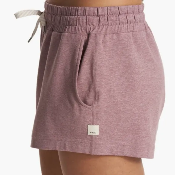 NWT Vuori Halo Performance DreamKnit Shorts Orchid Heather - Large