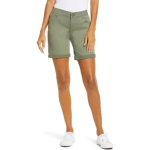 Nwt | Wit &amp; Wisdom 'Ab'Solution Stretch Twill Shorts in Lily Pad Size 0