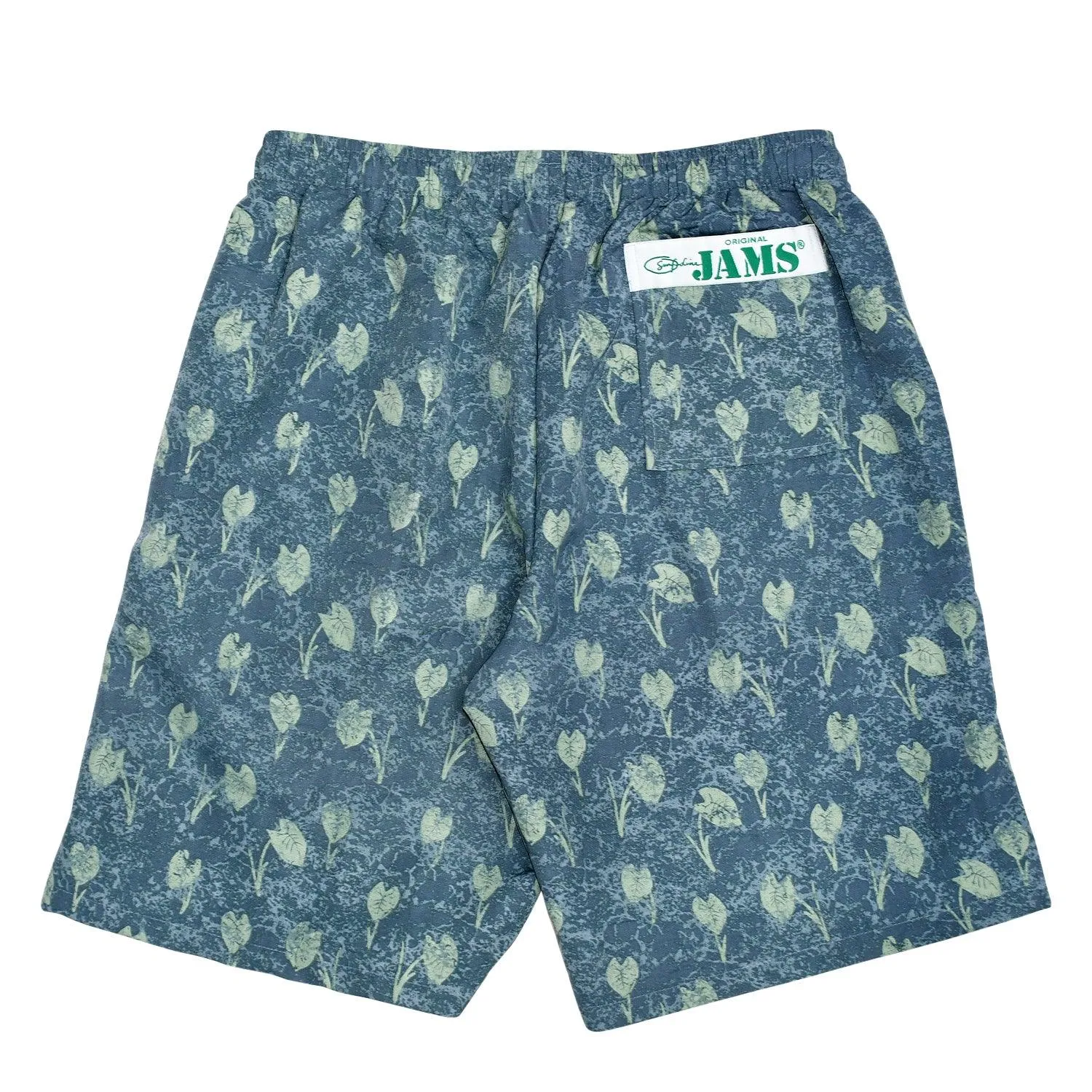 Nylon Super Jams - Taro Leaves Green