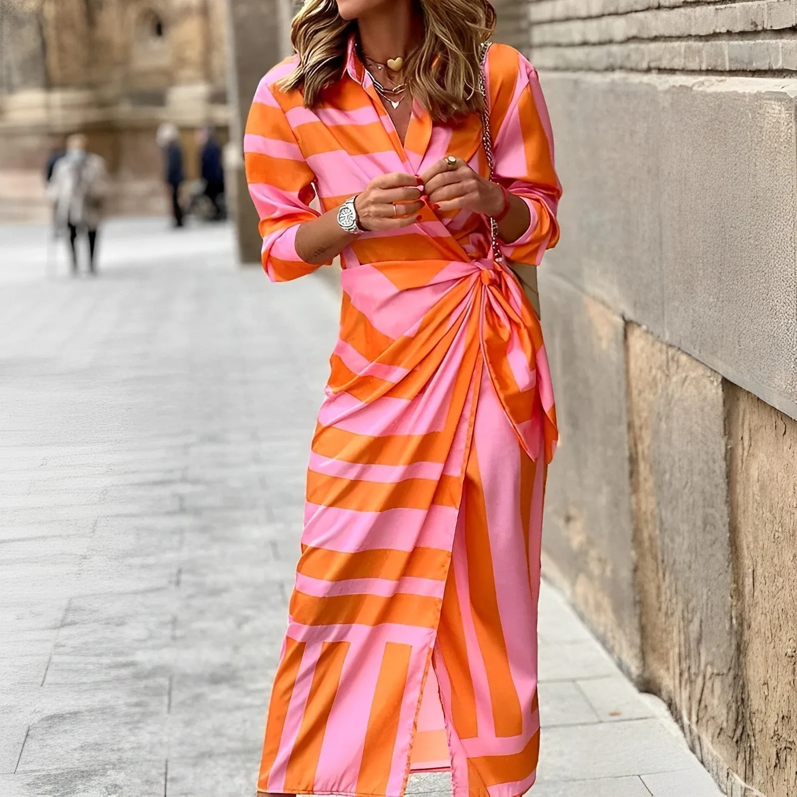 Nyssa - Stylish Effortless Woman's Long Dress