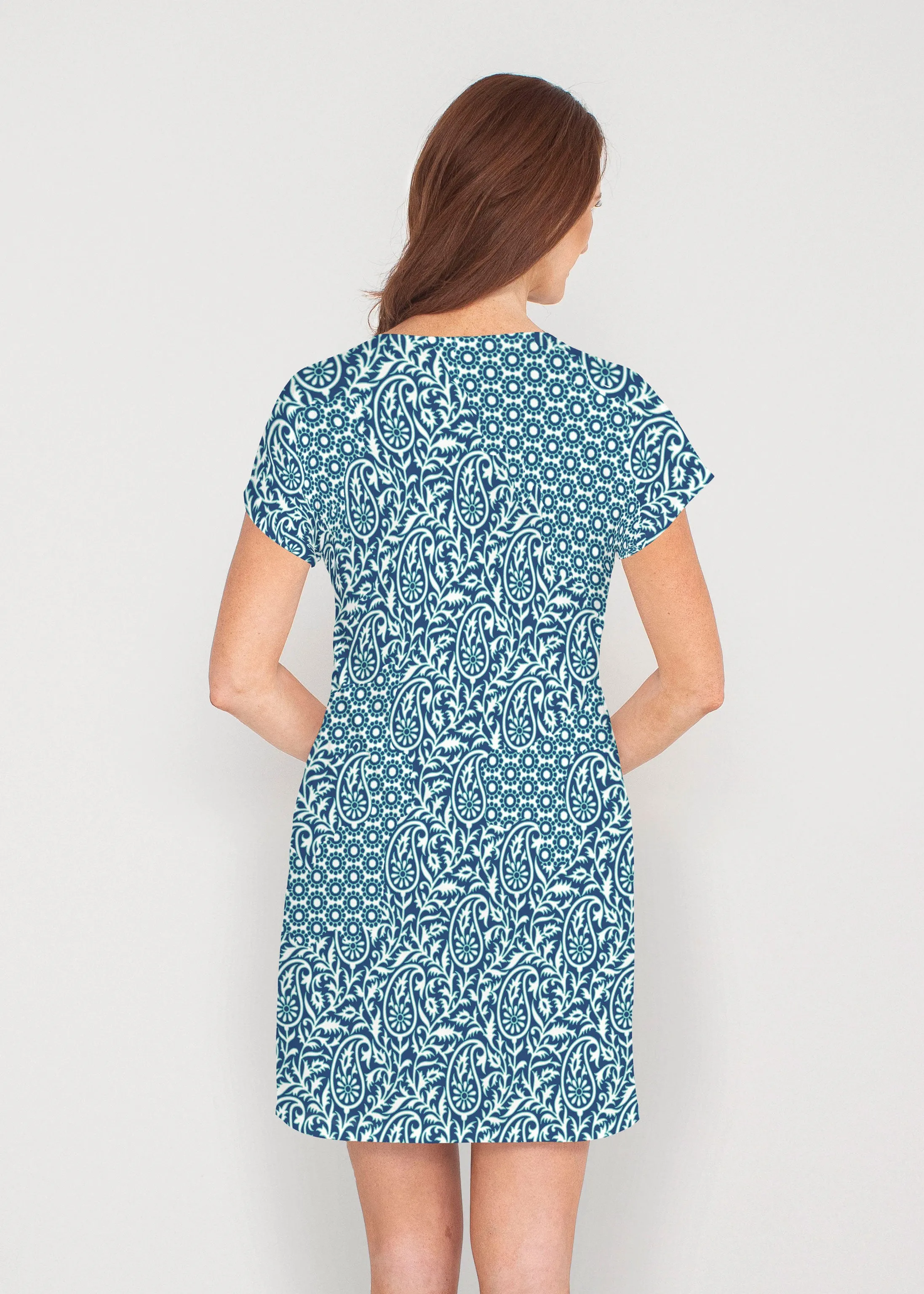 Oakley Blue (8114) ~ Lucy Tee Dress