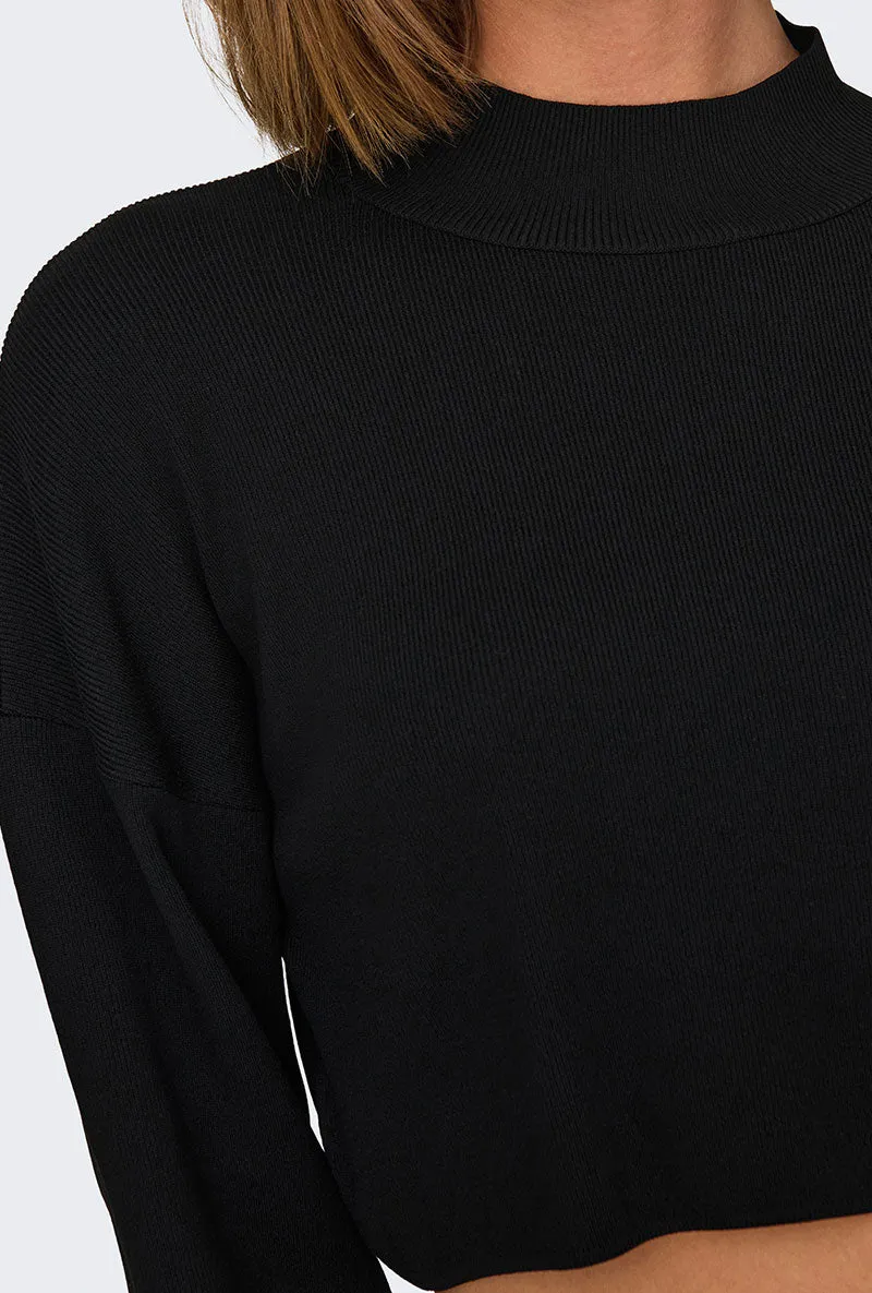 ONLY BODRUM CROPPED PULLOVER KNIT