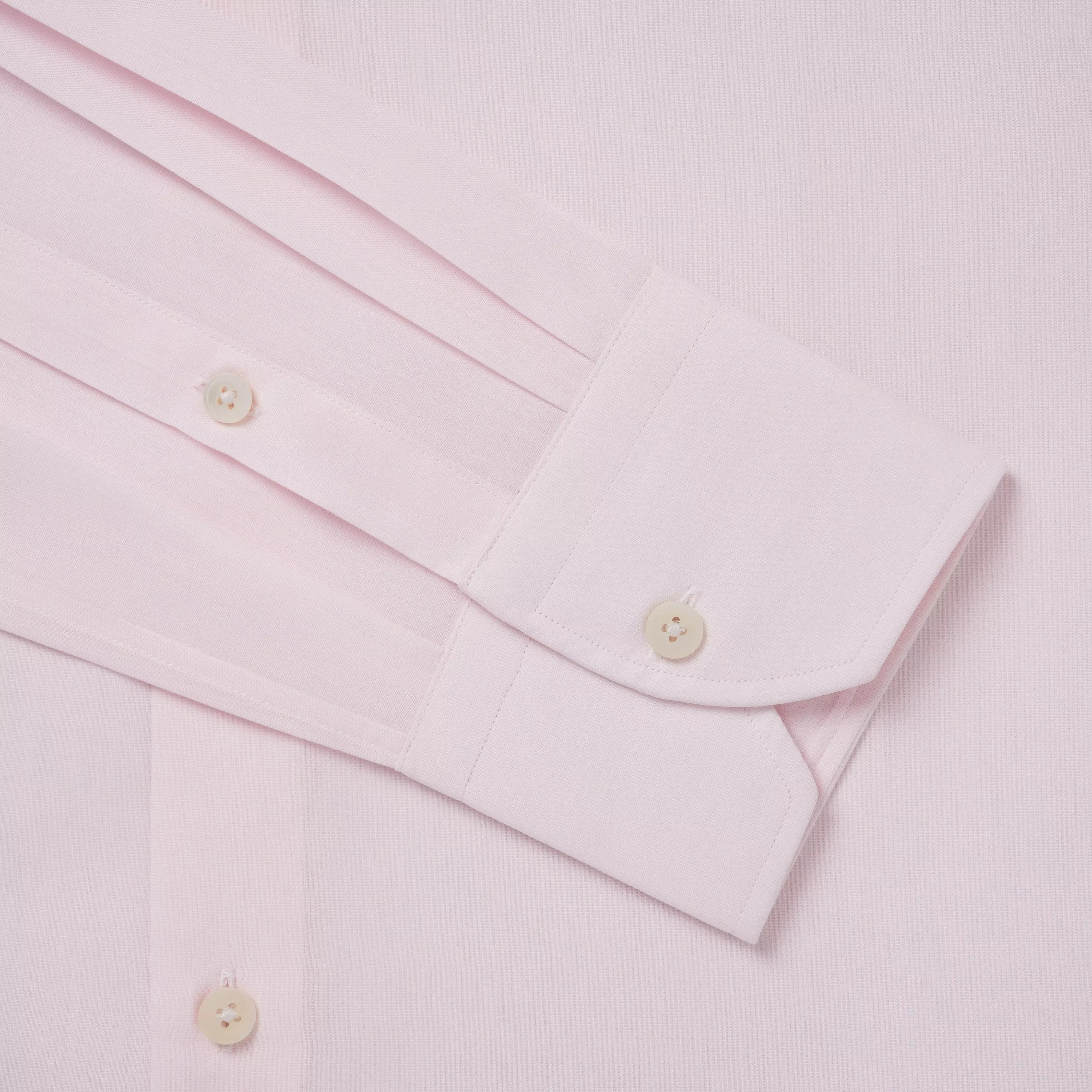 Pale Pink Slim Fit Dry 'Pop' Solid Formal Shirt