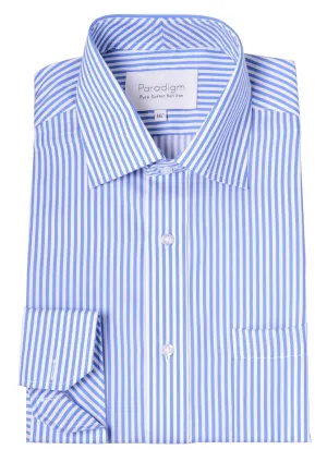 Paradigm Pure Cotton Non-Iron Striped Formal Shirt (7030)