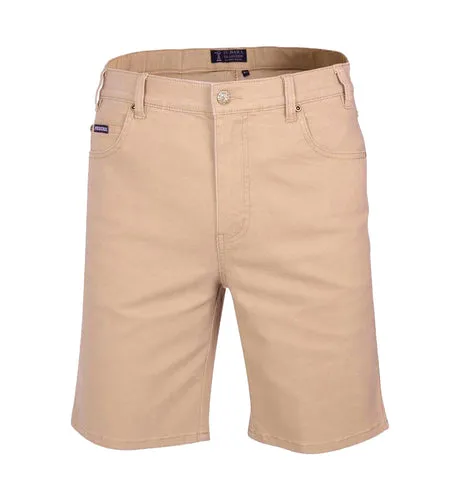 Pilbara Men's Cotton Stretch Jean Short