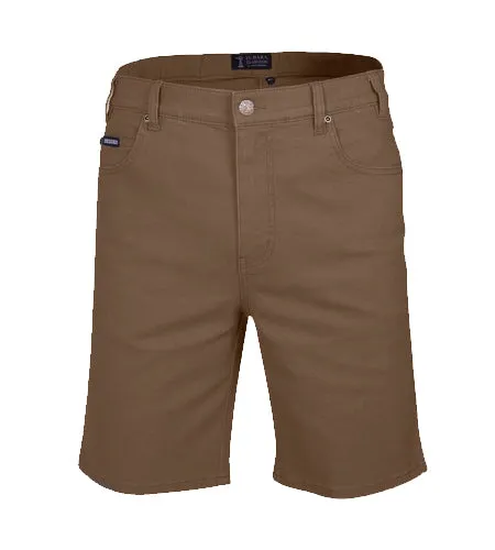 Pilbara Men's Cotton Stretch Jean Short