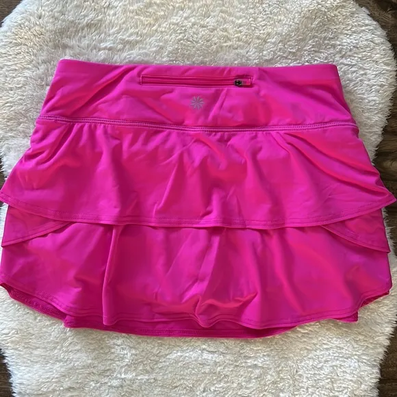 Pink Athleta layered skort