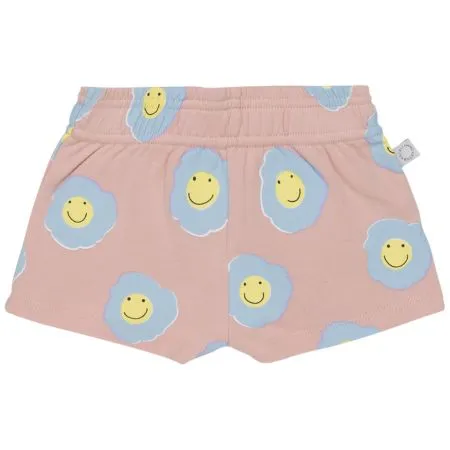 Pink Flower Shorts