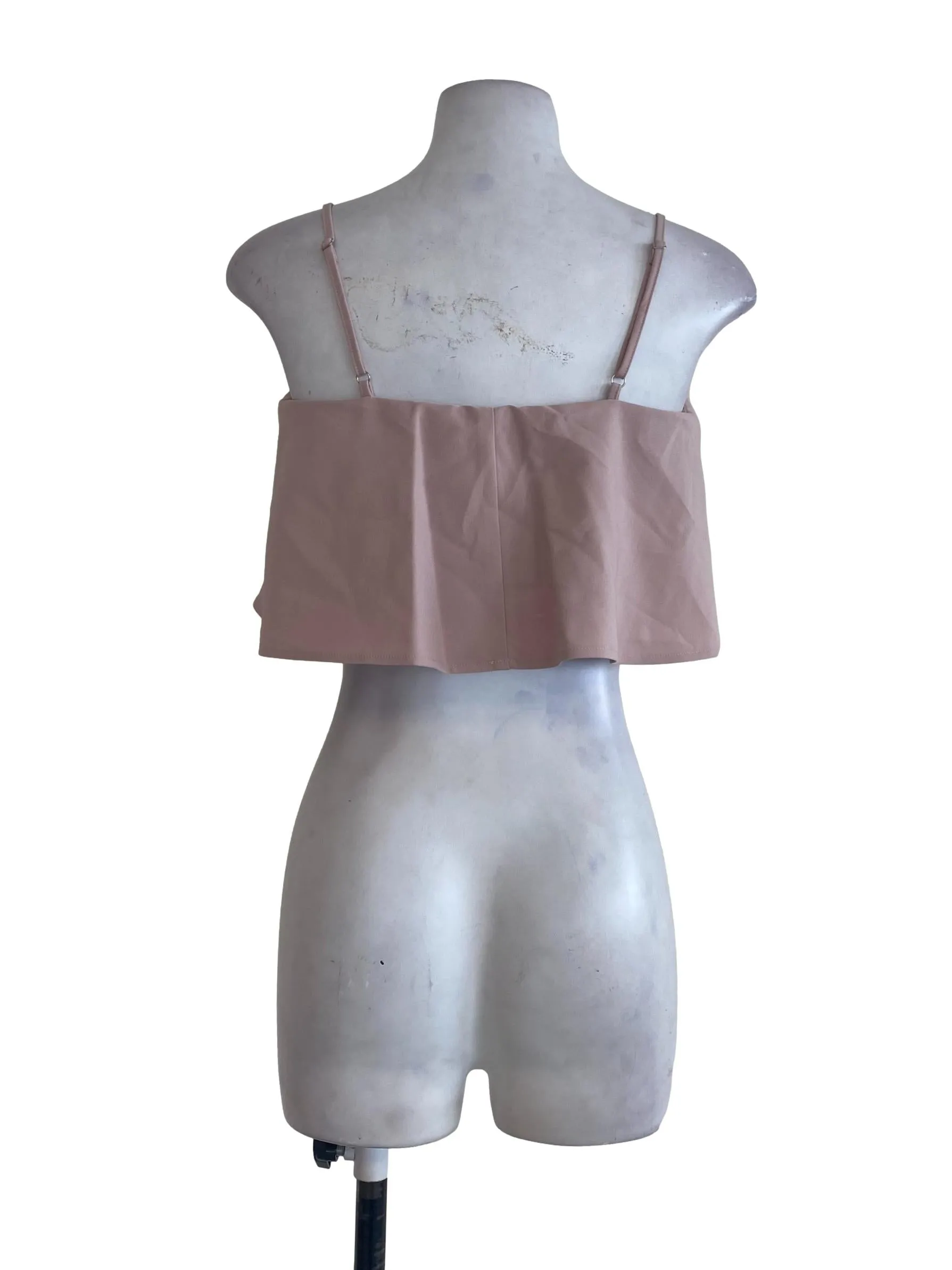 Pink Layered Crop Top