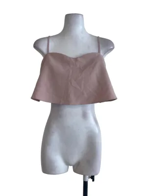 Pink Layered Crop Top