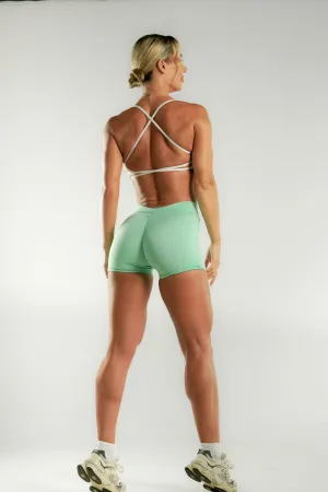 Pliegue verde menta