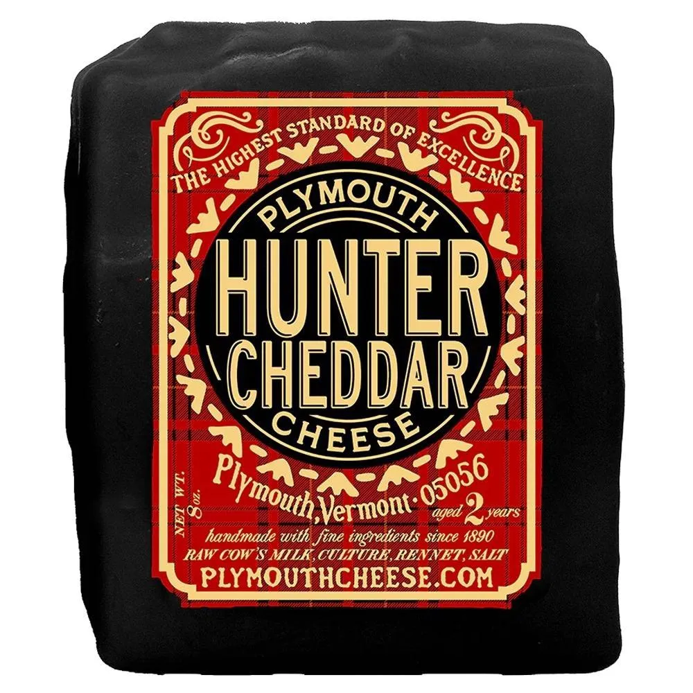 Plymouth Artisan Cheese - 'Hunter' Cheddar Cheese (8OZ)
