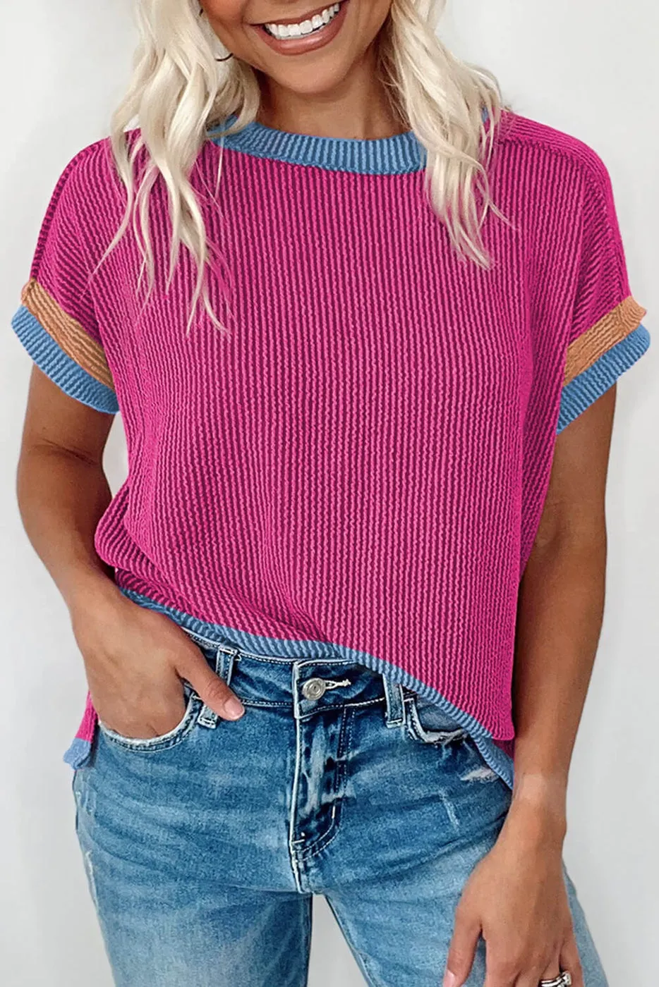 Poppy Top -Hot Pink