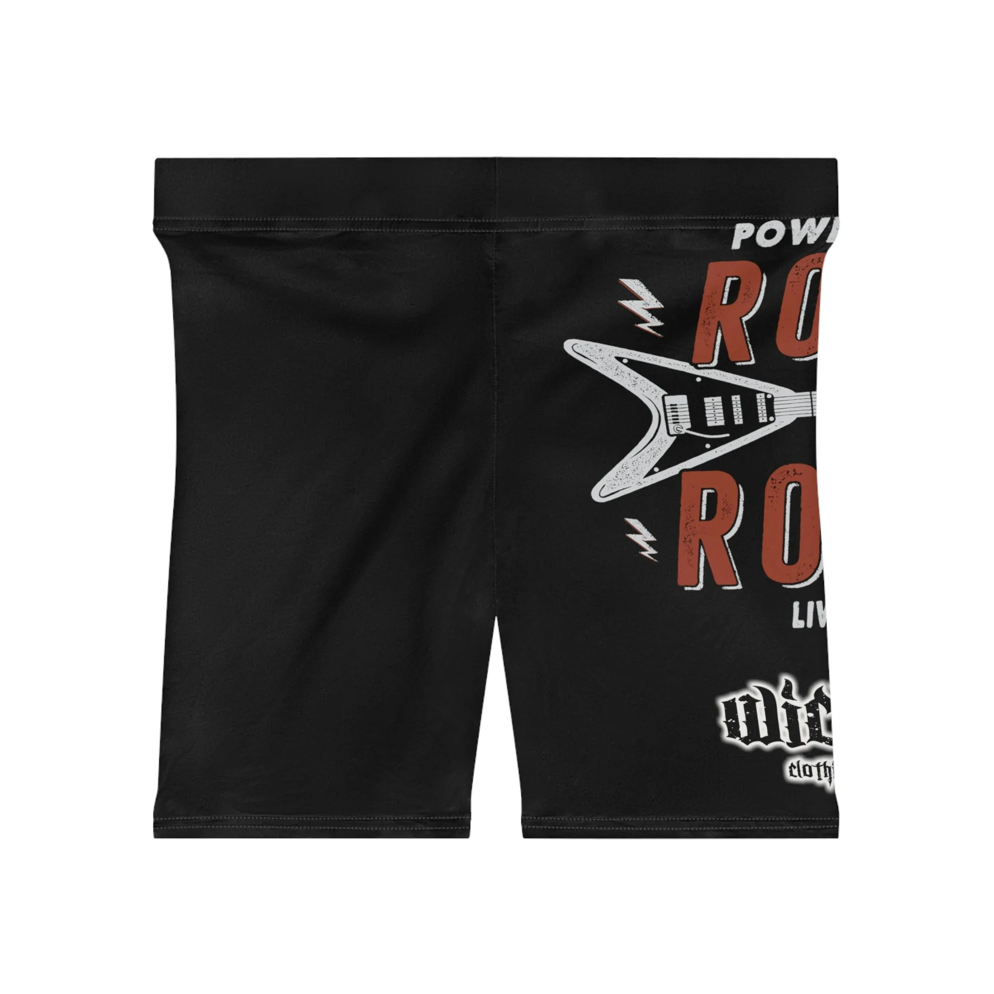 Power of Rock & Roll Biker Shorts
