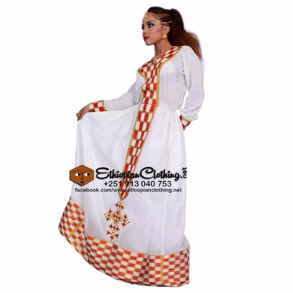 Qey Dama Menen Telf Habessha Dress