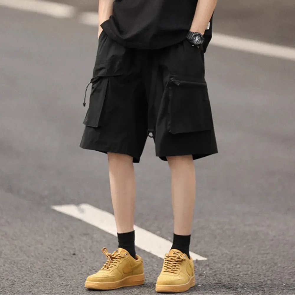 "Functional Cargo Belt" Shorts