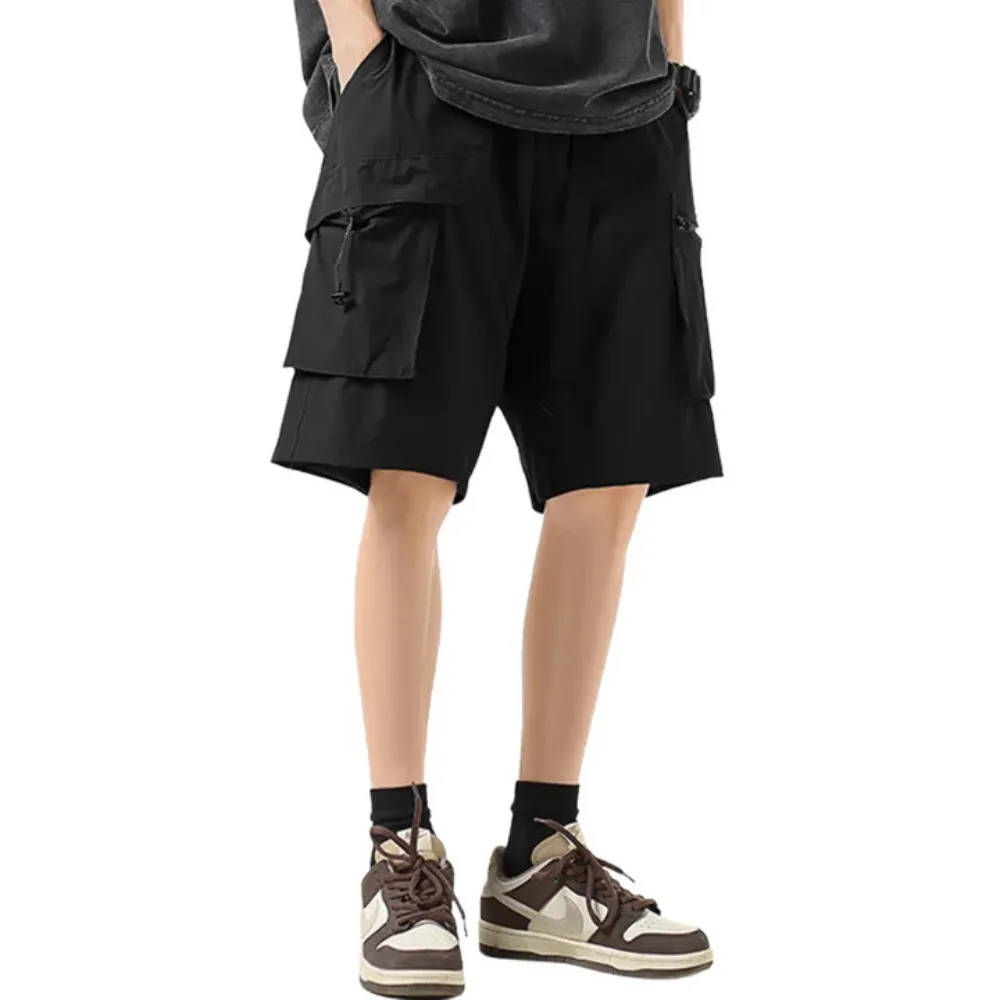 "Functional Cargo Belt" Shorts