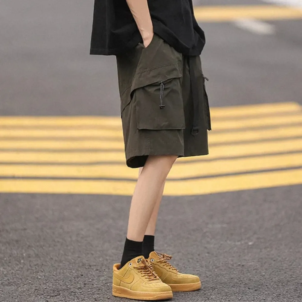 "Functional Cargo Belt" Shorts