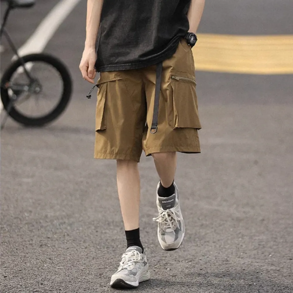 "Functional Cargo Belt" Shorts