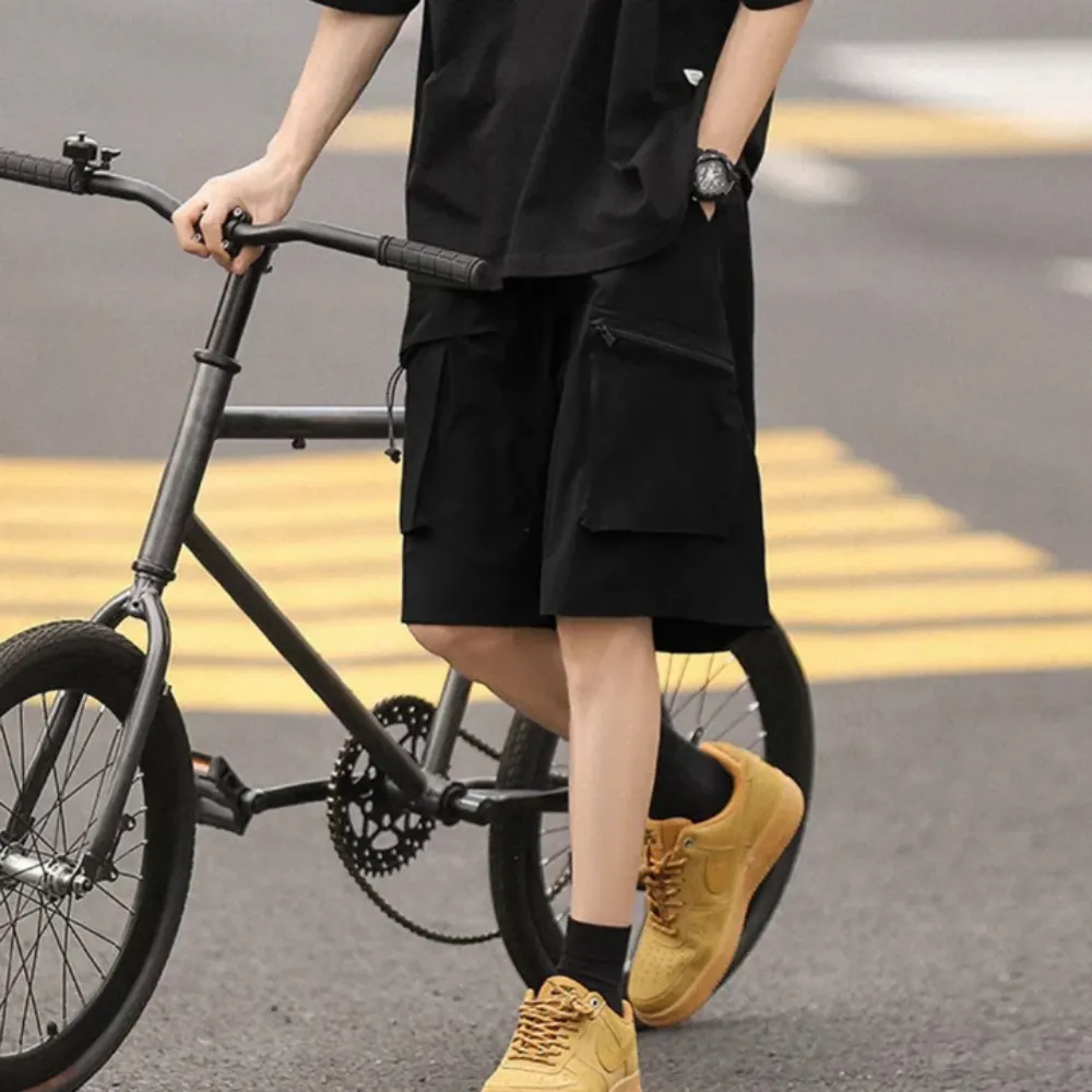 "Functional Cargo Belt" Shorts