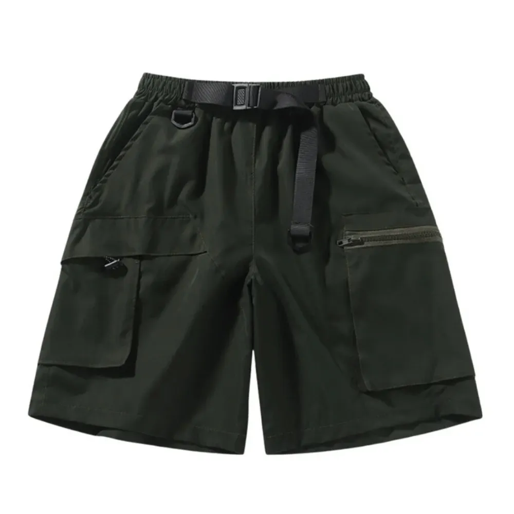 "Functional Cargo Belt" Shorts