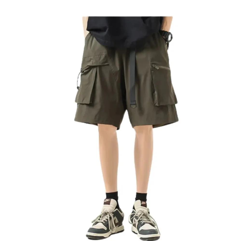 "Functional Cargo Belt" Shorts