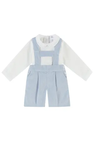 "Remy" Shirt & Blue Cord Shorts