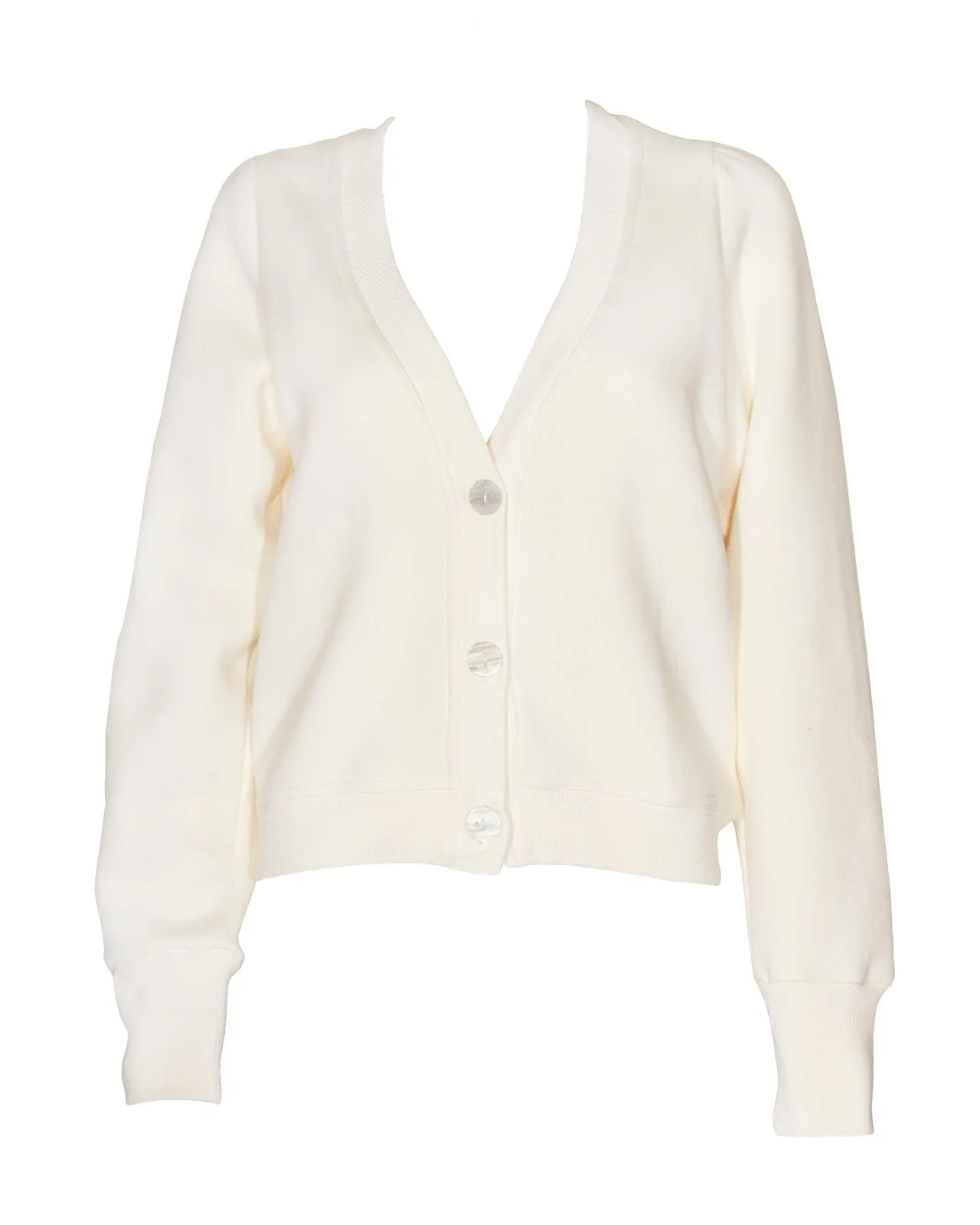 "The Czara" - Cropped Cardigan (Cream)