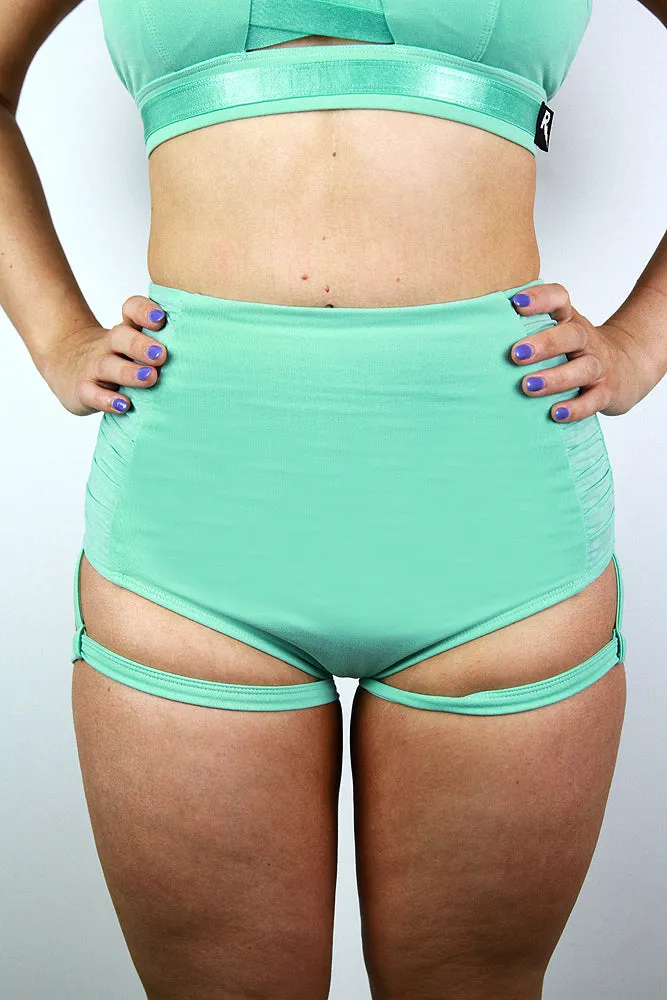 Rarr Hamilton Super High Waist Garter Short - Pink