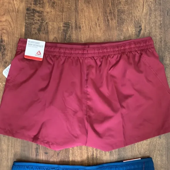 Reebok Athletic Shorts Set - Blue, Gray, maroon size XL NWT 3 pairs