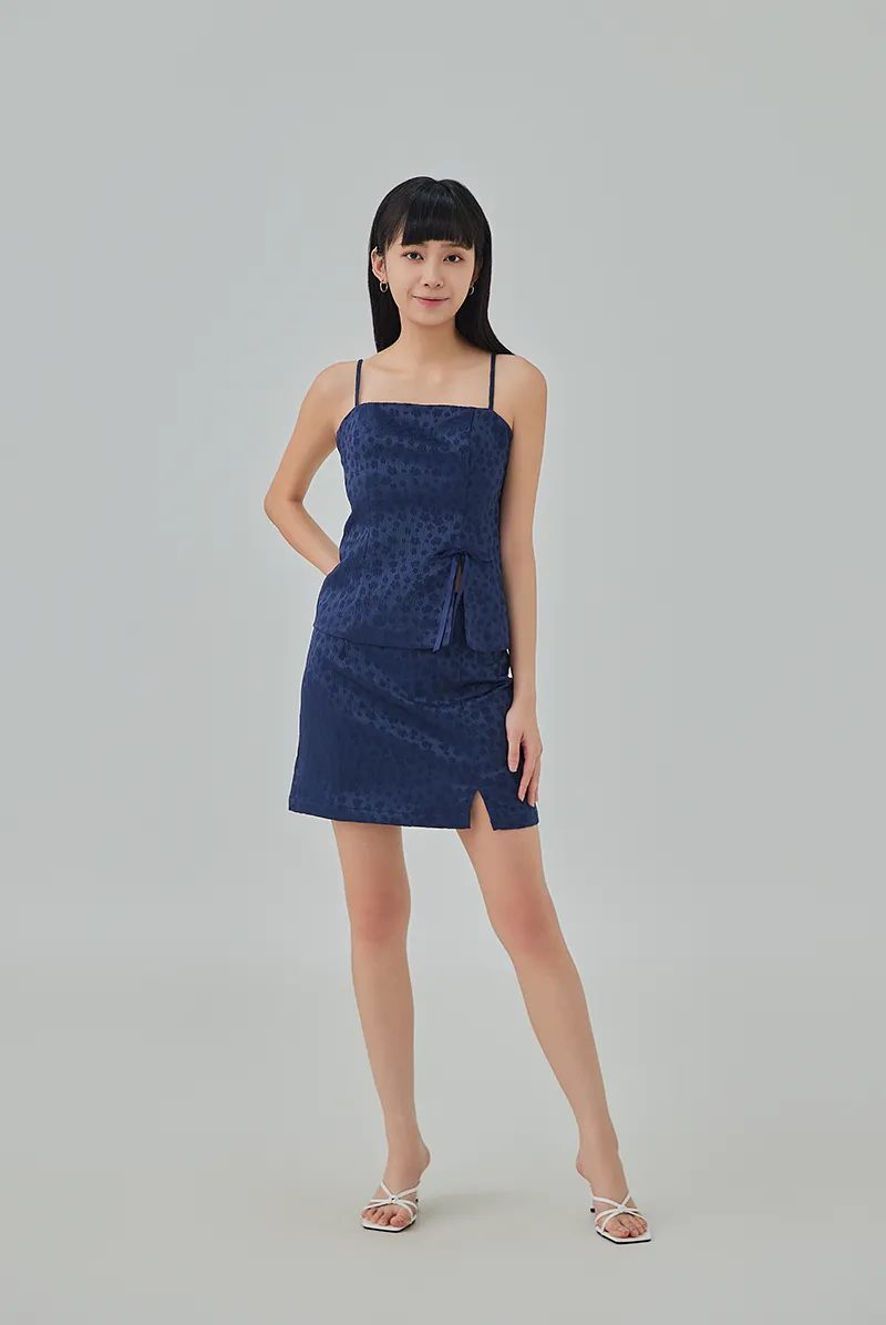 Remi Floral Textured Skort