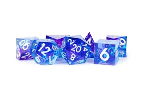 Resin 7 Dice Set Sharp Edge Oceanic Flare