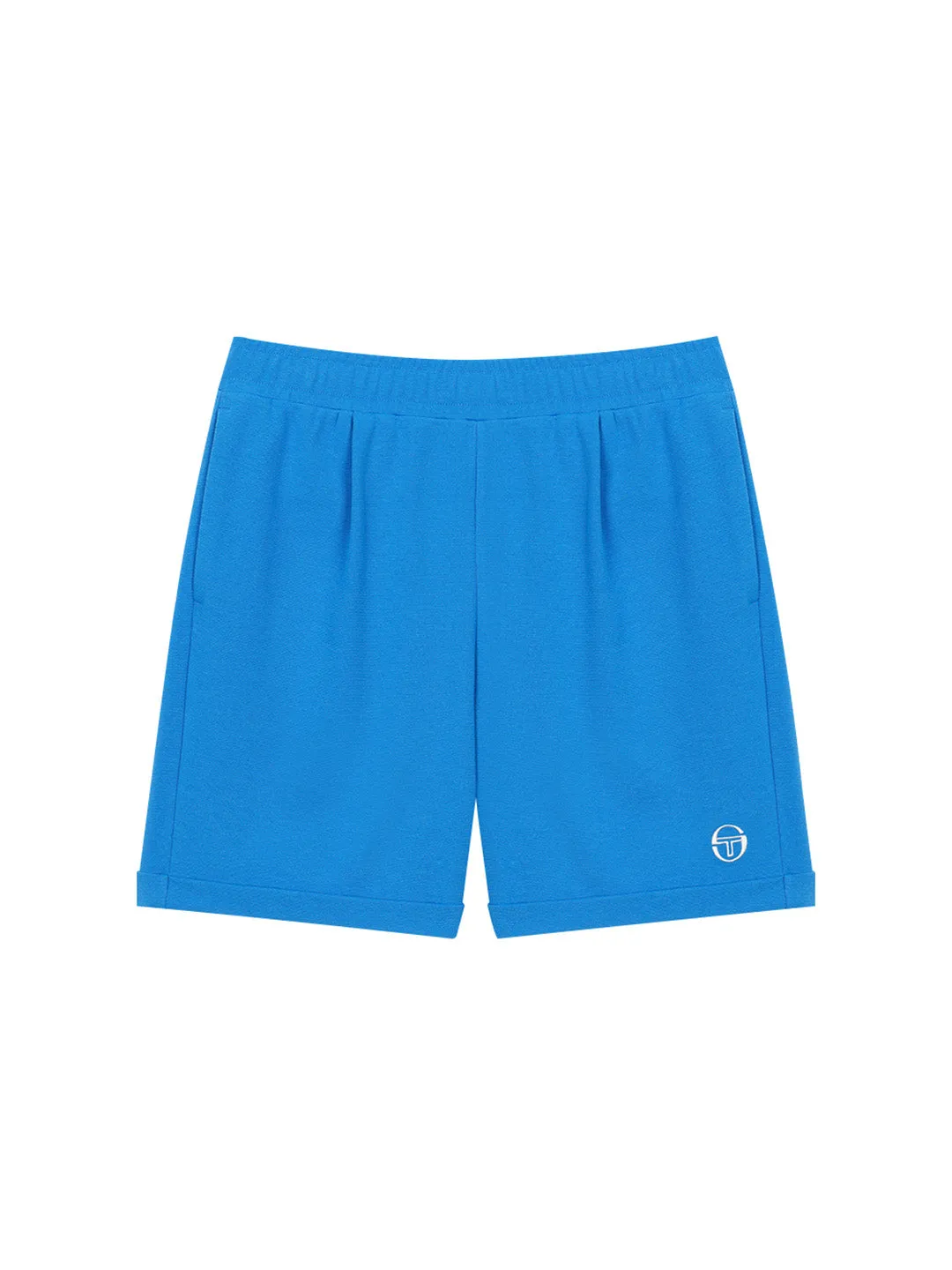 Resort Waffle Pintuck Shorts- Dark Blue