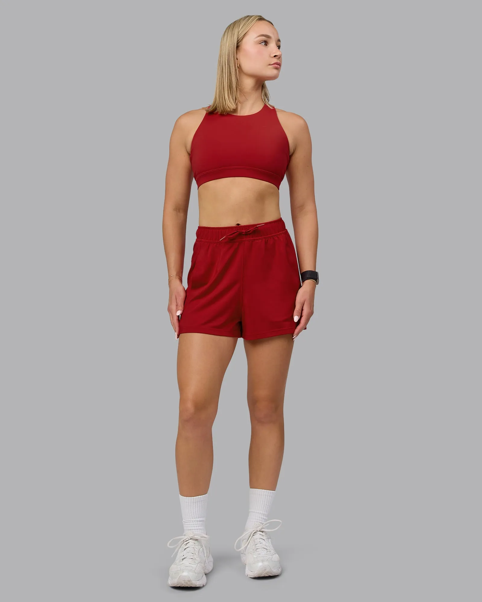 Restore CloudFLX 5" Shorts - Cherry Red