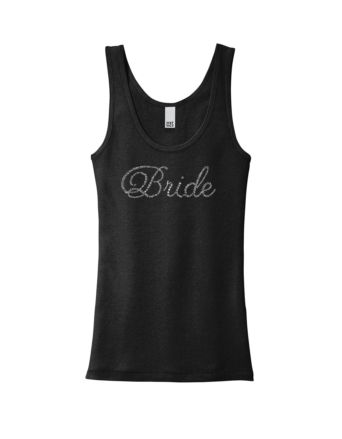 Rhinestone Bride Tank Top