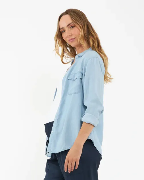 Ripe Maternity Bec Chambray Shirt