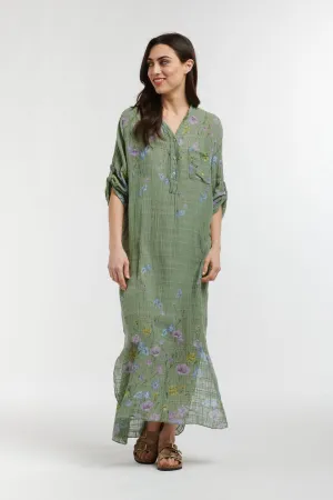 Rodeo Floral Dress - Khaki