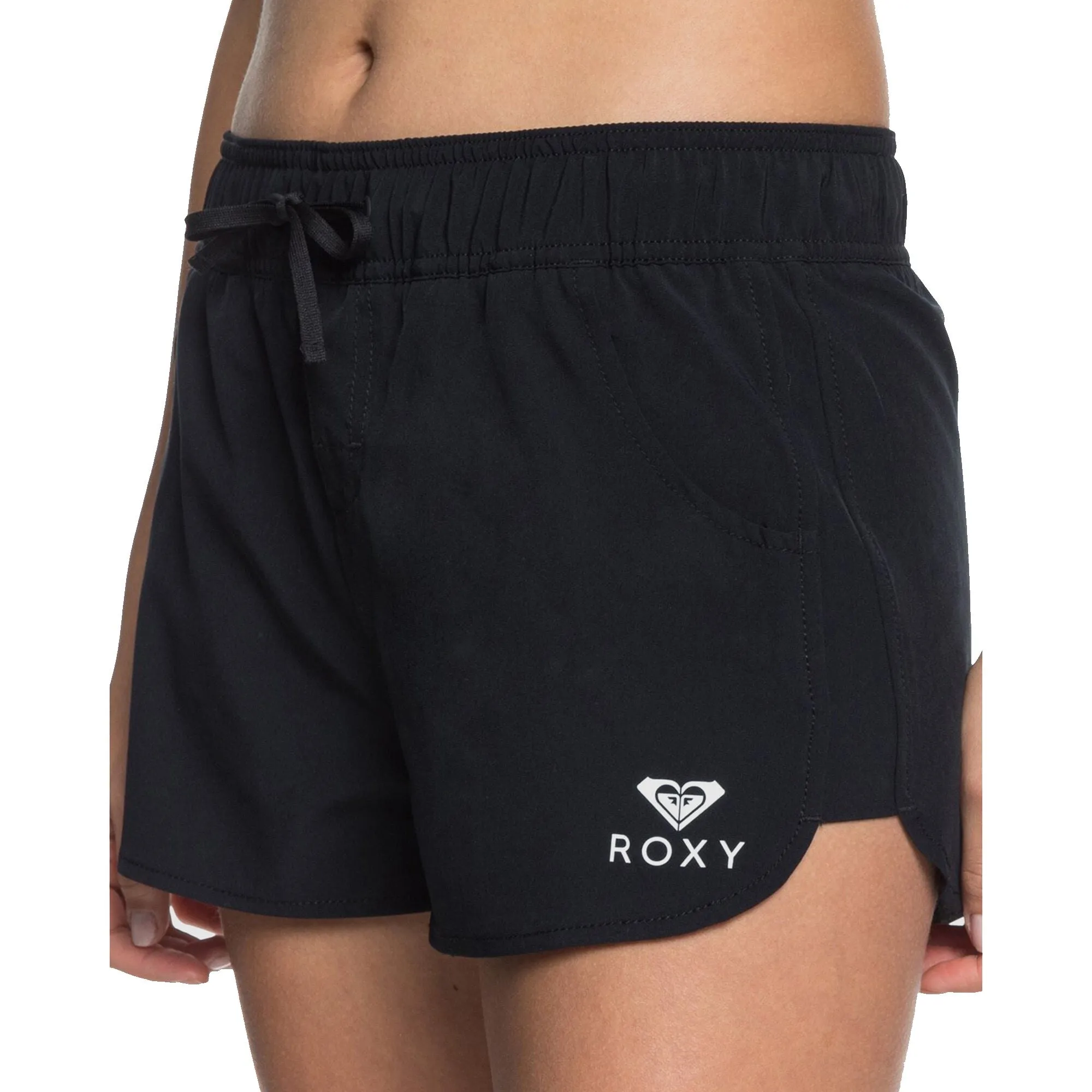 ROXY WOMENS WAVE 2 INCH BOARDSHORT ANTHRACITE