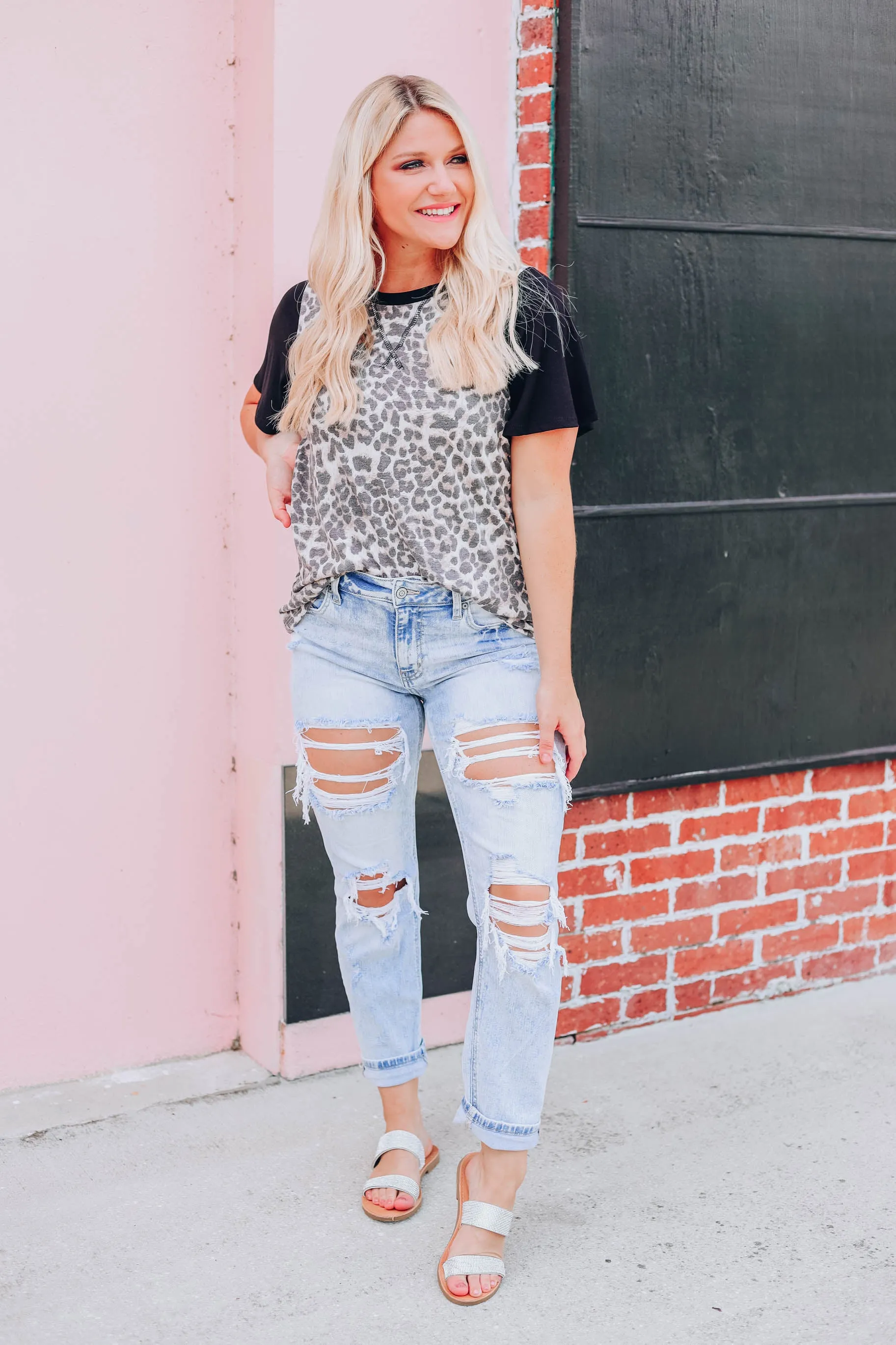 Rumor Has It Leopard Top