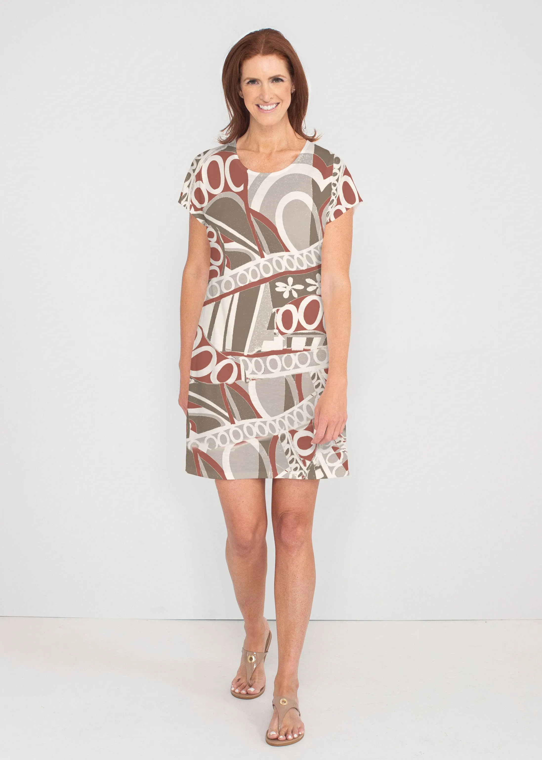 Rusty O"S (8162) ~ Lucy Tee Dress