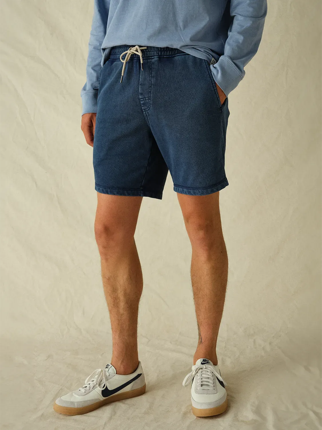 Saltaire Sweatshort | Navy