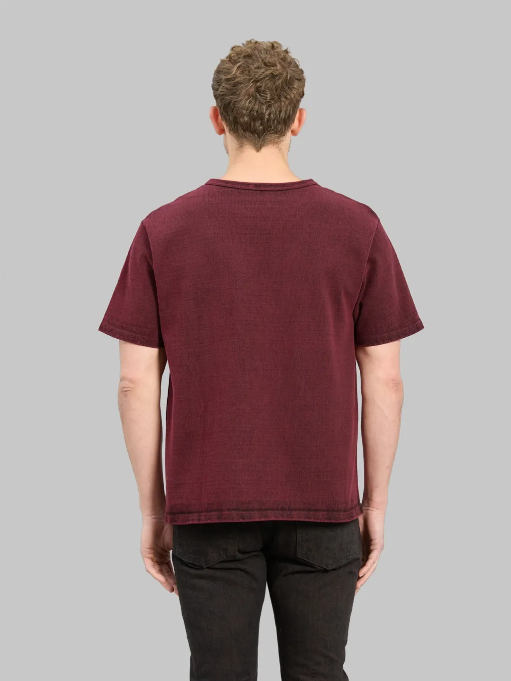 Samurai Jeans SJST-TW01 15.7oz Extra Heavy T-shirt Wine