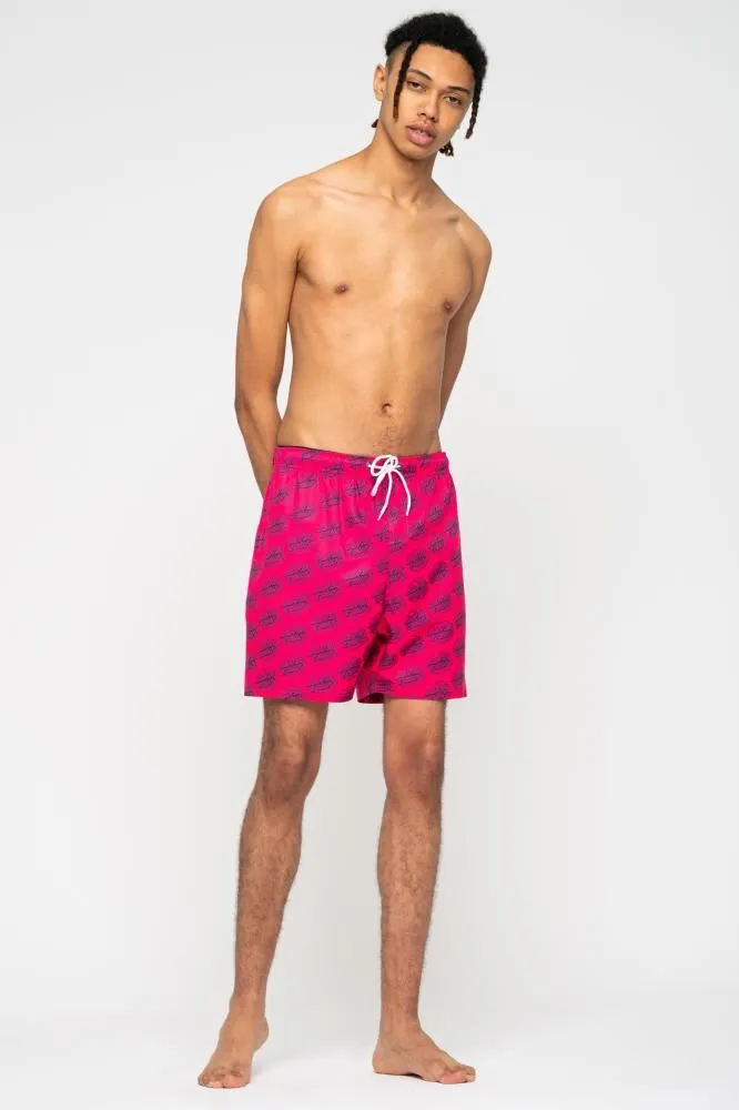 Santa Cruz Shorts Broken Dot Swimshort - Hot Pink