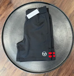 Sergio Tacchini New Orion Jogger Sweat Short Black/Adrenaline Rush