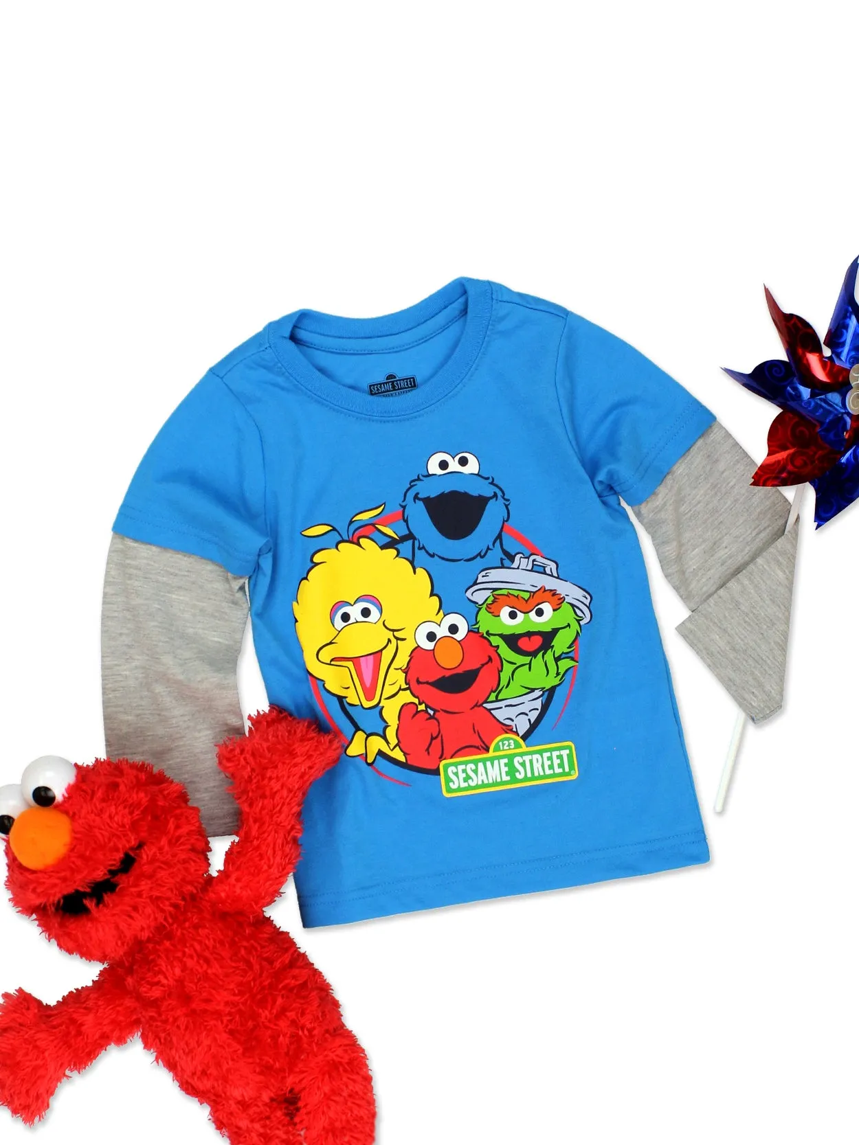Sesame Street Gang Long Sleeve T-Shirt
