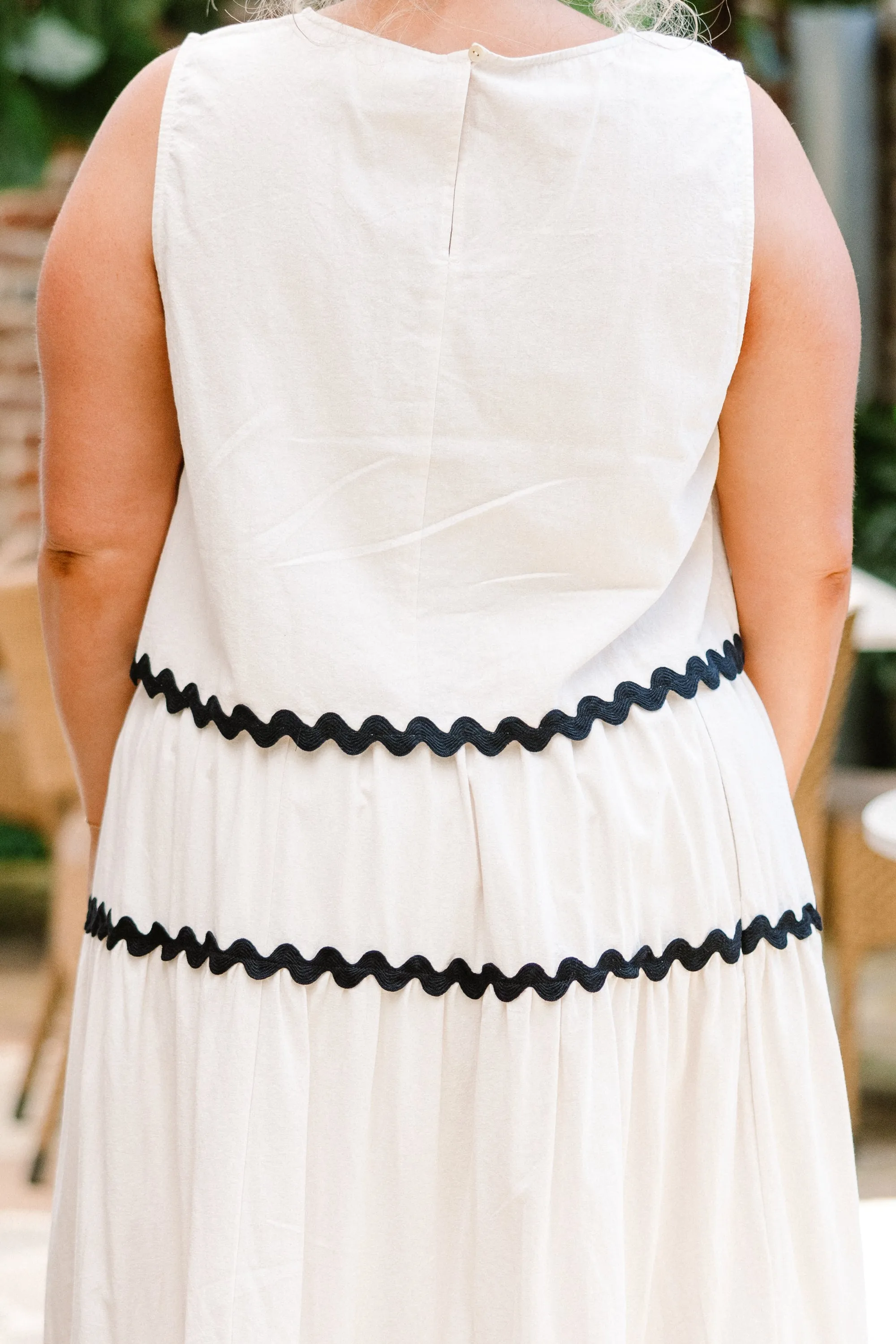 Shared Feelings Top, Oatmeal-Black
