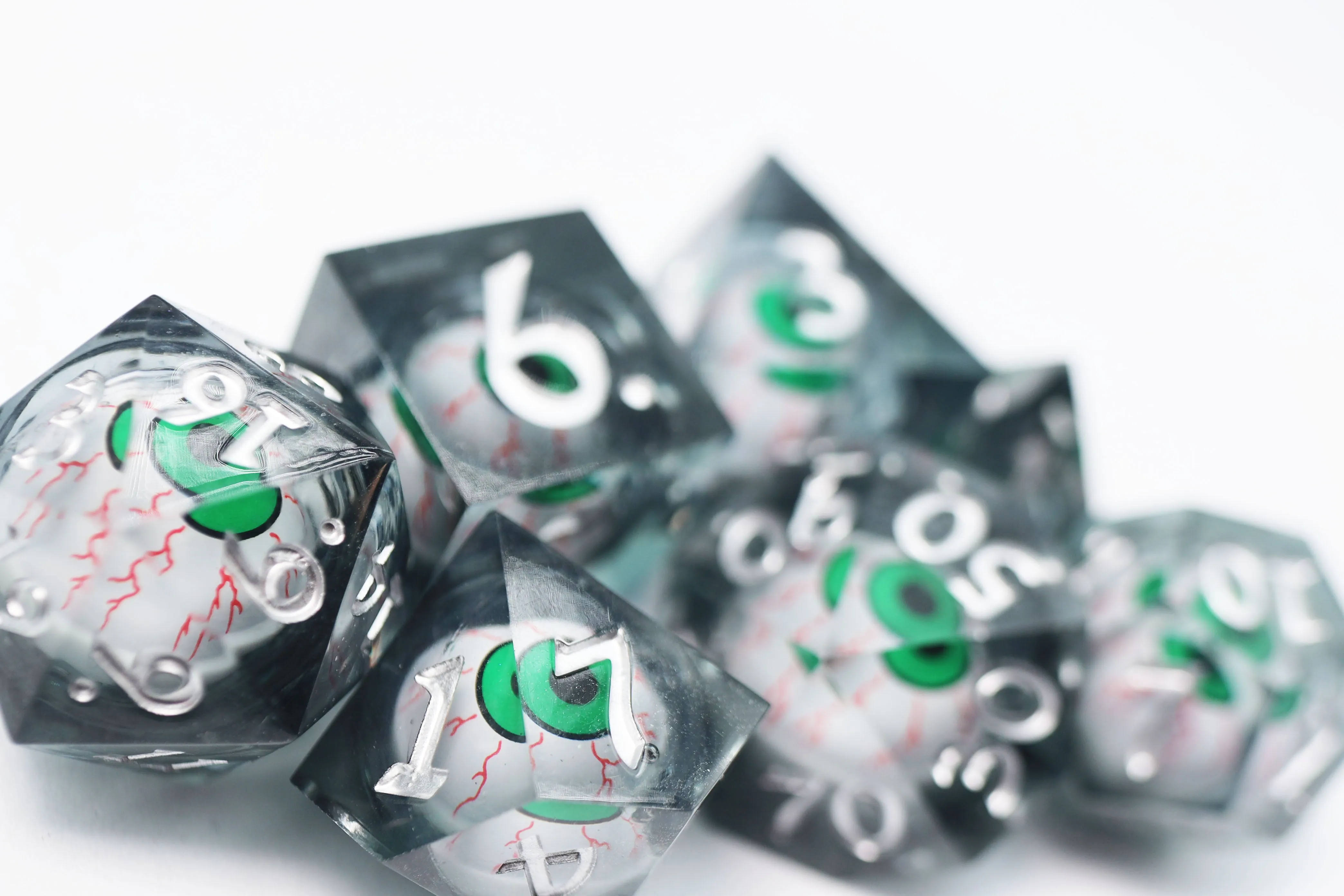 Sharp Edge Moving Eye RPG Dice Set - Inkshot